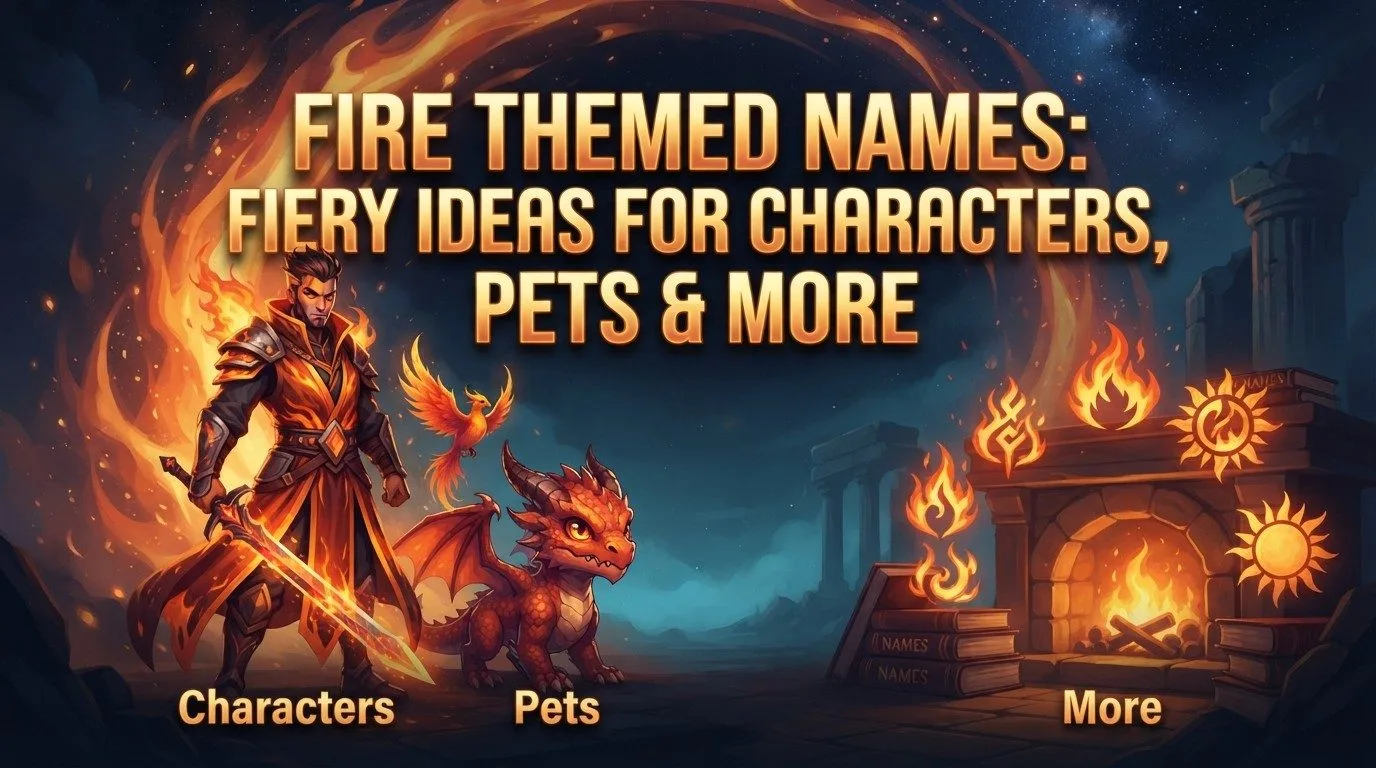 fire themed names